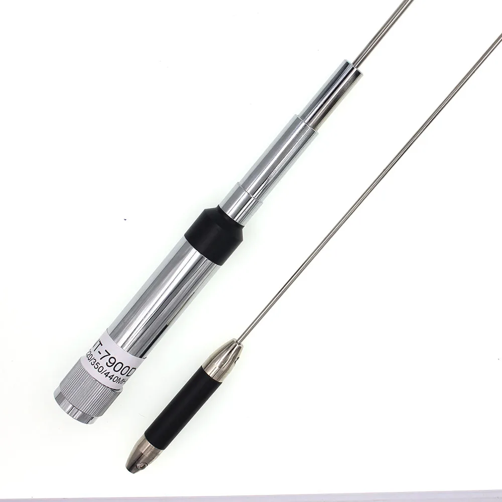 Quad Band Antenna 144/220/350/440MHz For QYT KT-7900D Car Walkie Talkie Station Mobile Radio With RB400 Clip And Feeder Cable M5