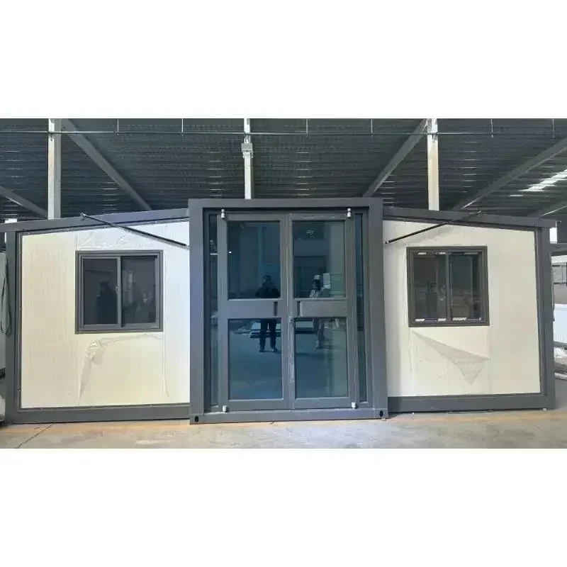 บ้านสําเร็จรูปขยายได้ Ready Made Tiny Home Mobile House 3 ห้องนอนบ้านคอนเทนเนอร์แบบพกพา 1