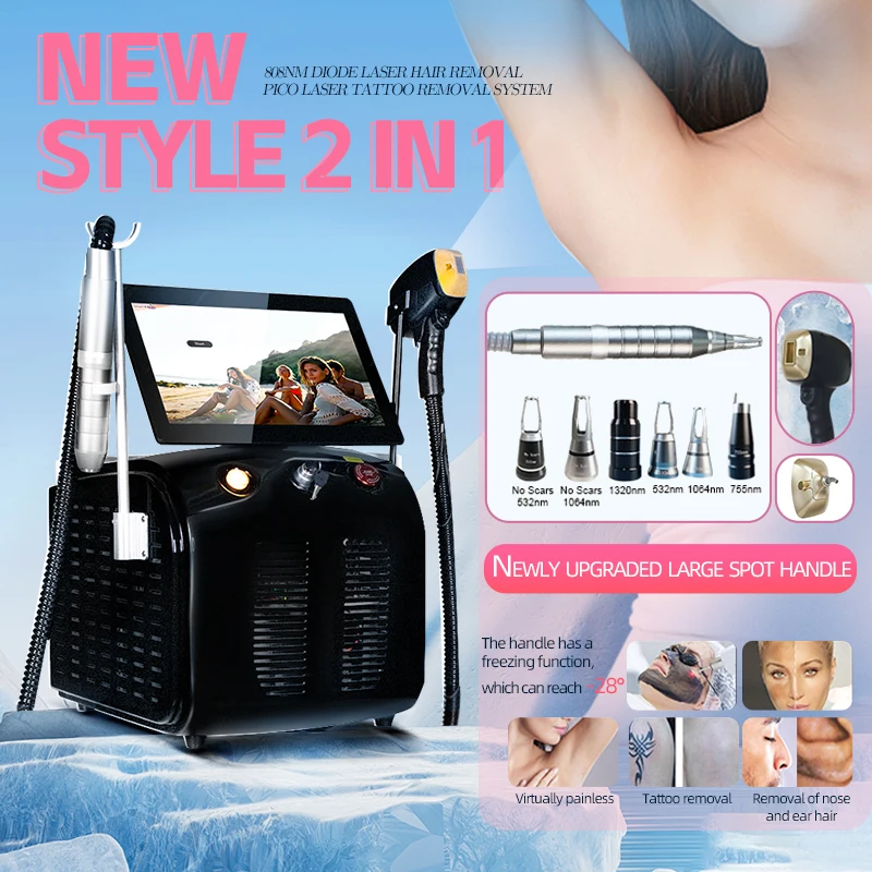 2-in-1 Titanium Laser Technology Cooling System