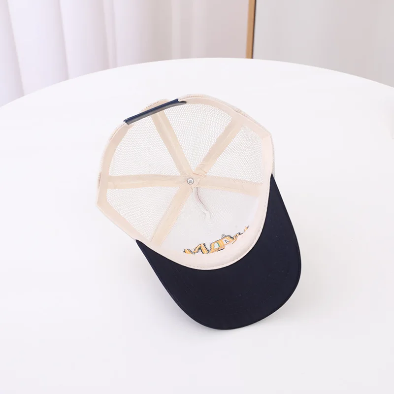 Summer Baby Boy Baseball Cap Mesh Breathable Excavator Snapback Sun Hat Children Girls Outdoor Hip Hop Cap