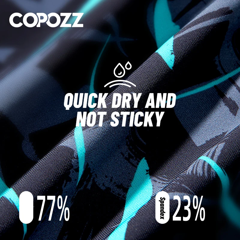 COPOZZ Men Swimming Trunks with Compression Liner 2 in 1 Quick Dry Bathing Suit Beach Shorts Double Layer Running Sports Shorts 4