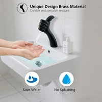 การออกแบบที่ทันสมัยห้องน้ําอ่างล้างจานก๊อกน้ํา Thumbs ก๊อกน้ําห้องน้ําทองเหลืองผสมอ่างล้างหน้าก๊อกน้ําเดี่ยวดาดฟ้าติดตั้งอ่างล้างหน้าก๊อกน้ํา 3