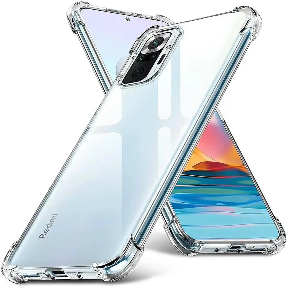 Ultra Thin Shockproof Silicone Clear Phone Case Back Cover