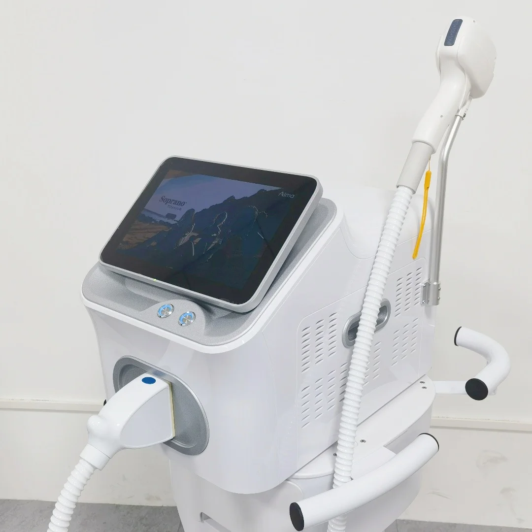 3 Wavelength 808 Nm Ice Platinum Depilacion 755 1064 808nm Diode Laser Hair Removal 6000w Machine Skin Rejuvenation 2025 2