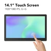 Global Version 14 Inch 1920x1080 IPS Big Screen Tablet PC Camera 12GB +256GB Android 12 планшет 2 IN 1 Tablets Android Laptop 2