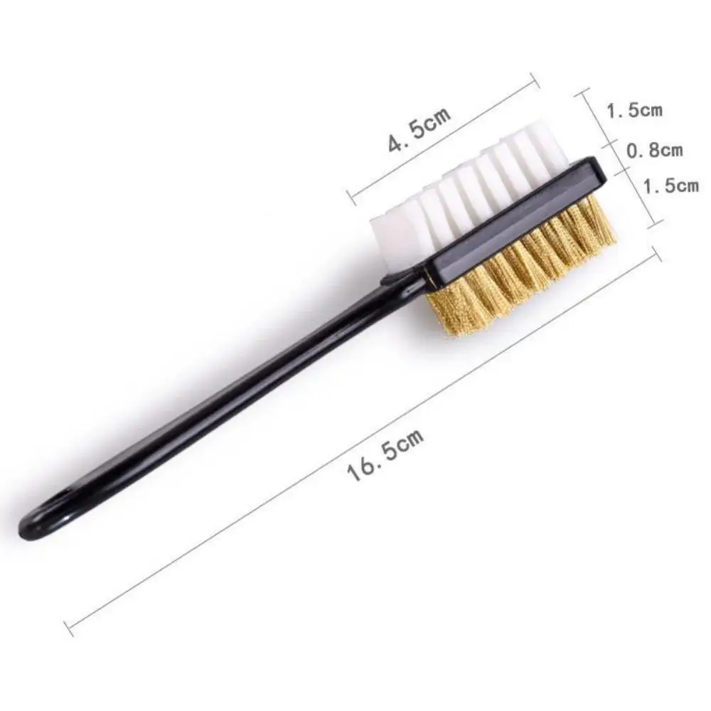 1PC Double-sided Shoe Brush Durable Plastic Shoe Washing Brush Suede Shoe Cleaning Brush Household Cleaning Tools Accessories 6