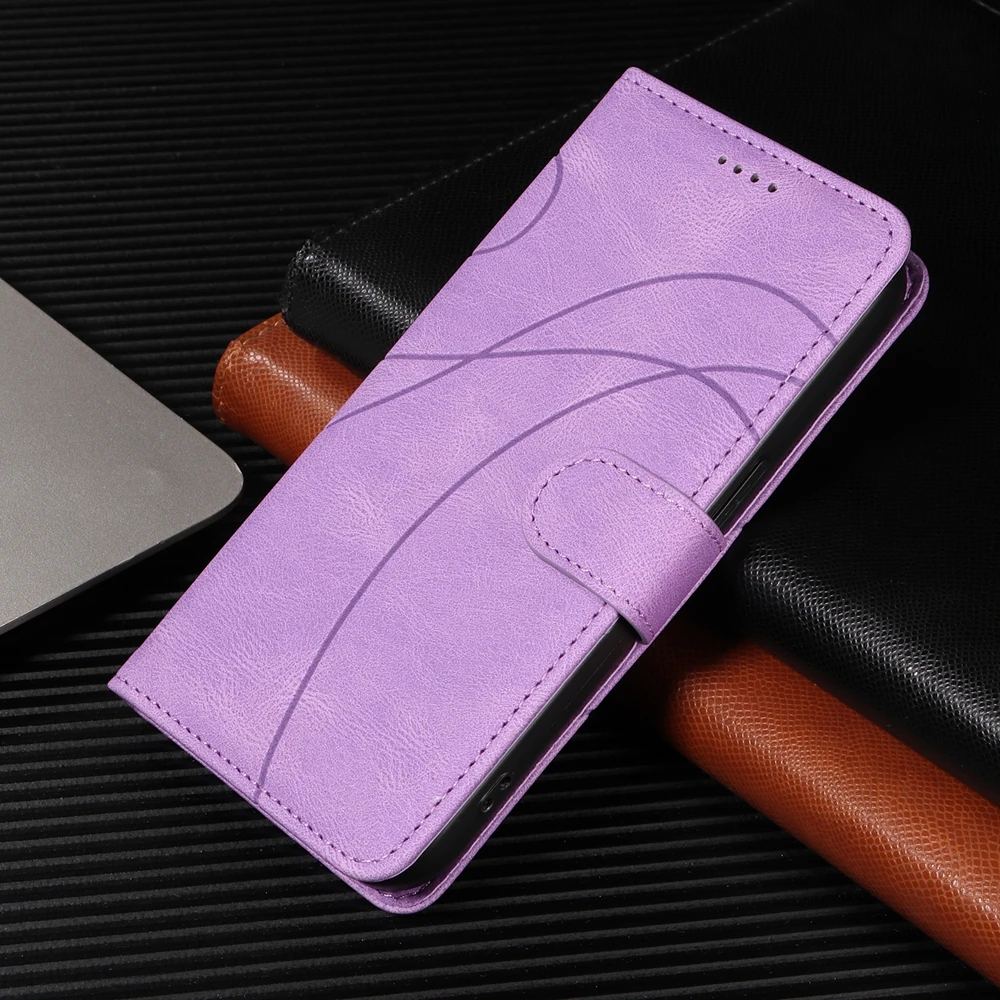 Premium Magnetic Flip Leather Wallet Case with Card Slots