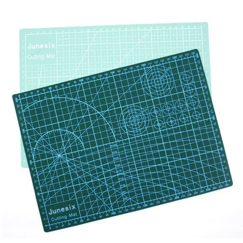 

PVC Paper Cutting Pad Double Sided Usable A4 Cutting Mat for Patchwork Sewing Manual Knife Engraving Leather 3mm Thickness