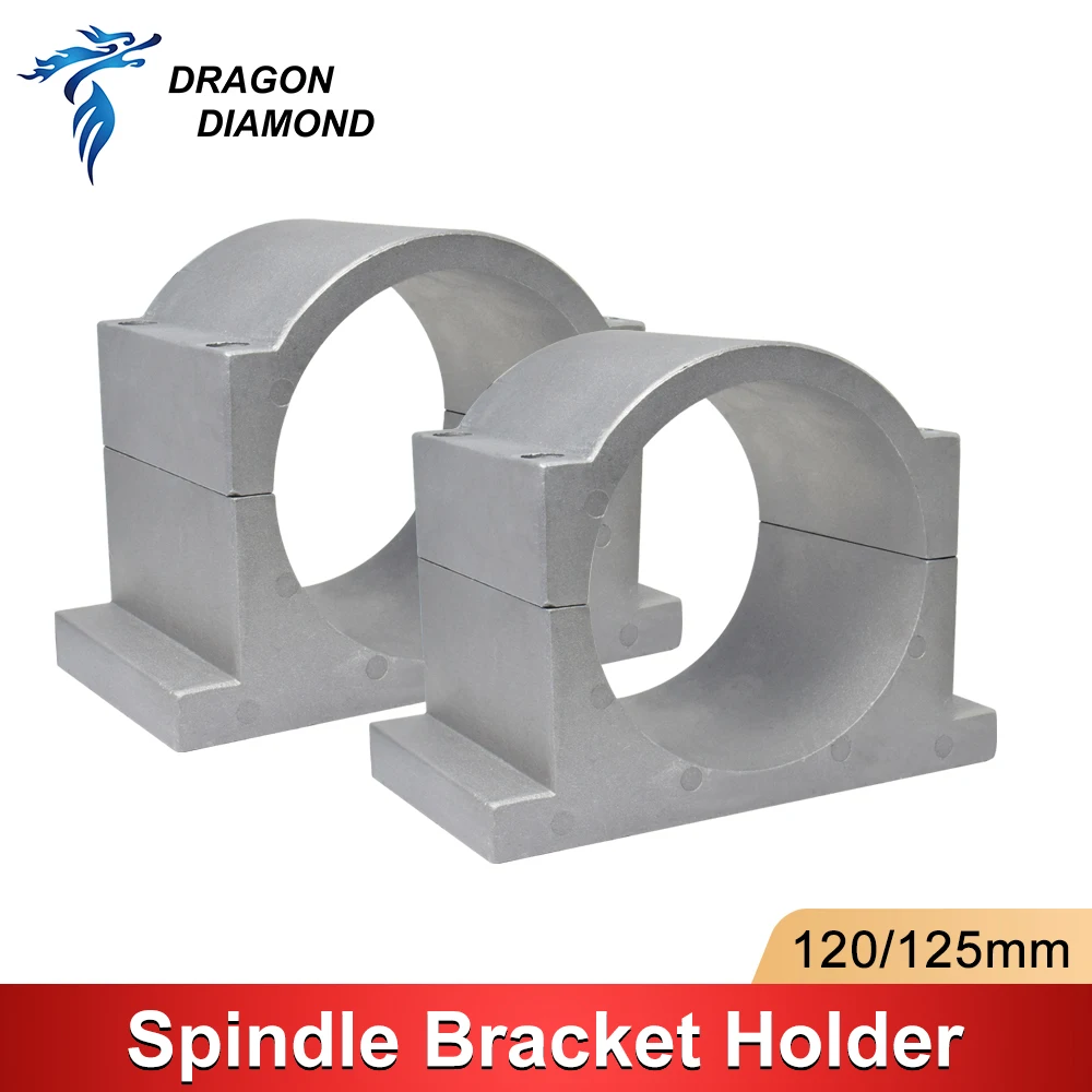 

DRAGON DIAMOND Spindle Bracket Holder Mount Clamps Dia. 120/125mm Tool For CNC Engraver Router Motor Machine