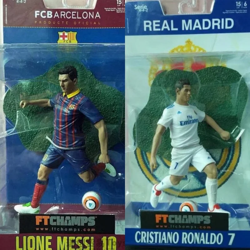 

Football 6-inch Messi Cristiano Ronaldo Baby's Figurine Model Valentine's Day Birthday Gift Fans Trendy Play Around Figuri