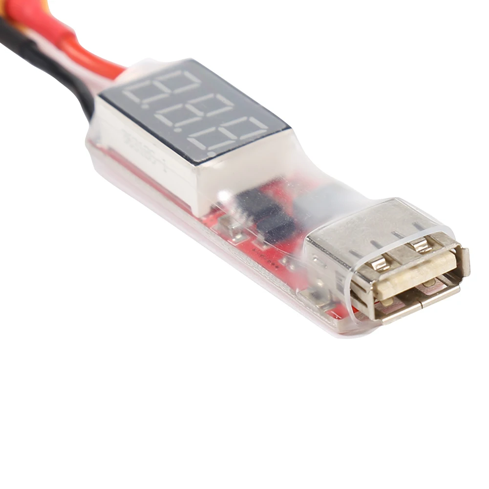 2S-6S Lipo Lithium Battery XT60 Plug To USB Charger Converter with Voltage Display Charging Protection Board for Phones Tablet