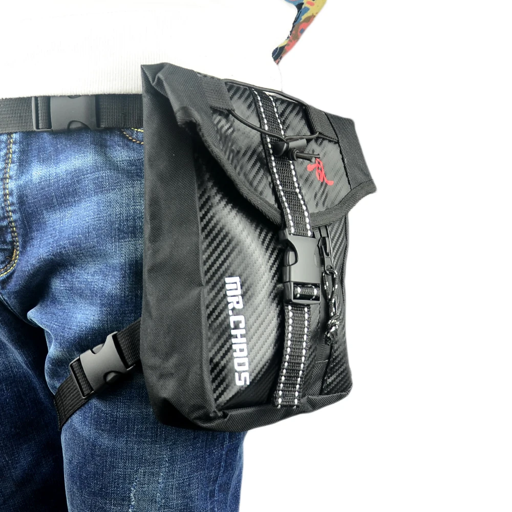 Men's Waterproof Waist Bag Motorcycle Travel Waist Bag Belt Cycling Leg