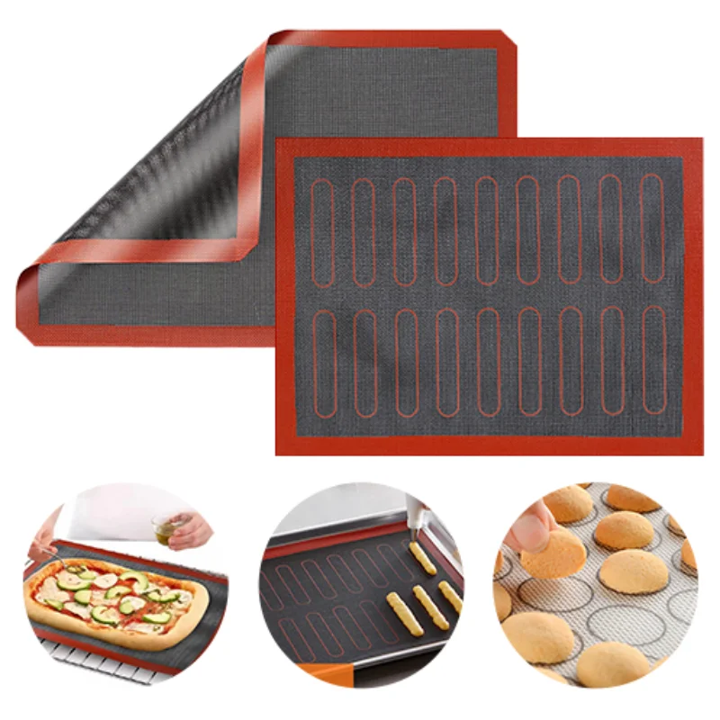 Household Silicone Mat, Baking Tray, Breathable Net, Non-Stick, High Temperature Resistant, Oven, Cookie Mat