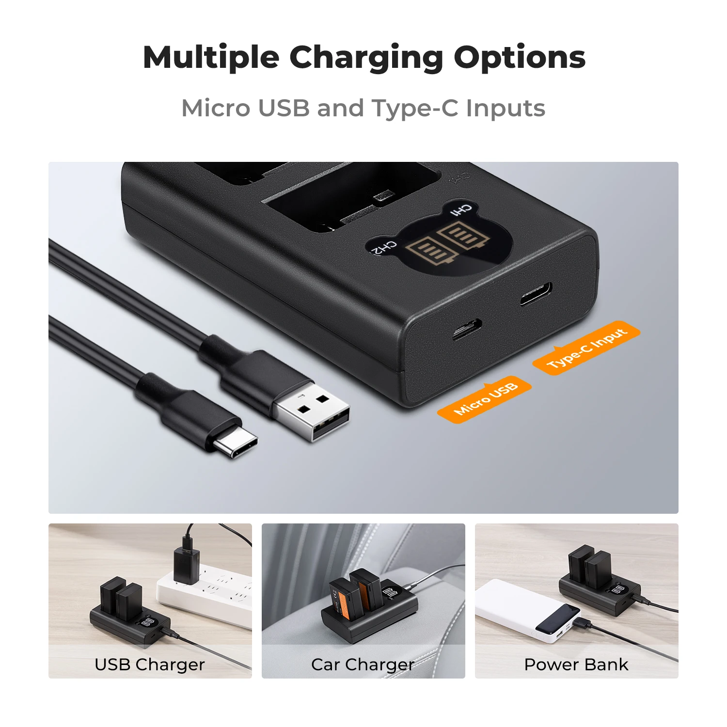 Zhiyun Officiële Type-C Oplaadkabel Type C voor An Zhiyun Officiële Type-C Oplaadkabel Type C voor An