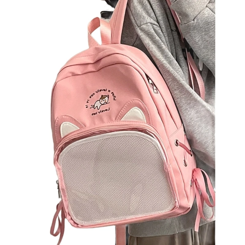 Stylish Girls Trendy Backpack Fashionable Large Capacity for Shopping Travel
