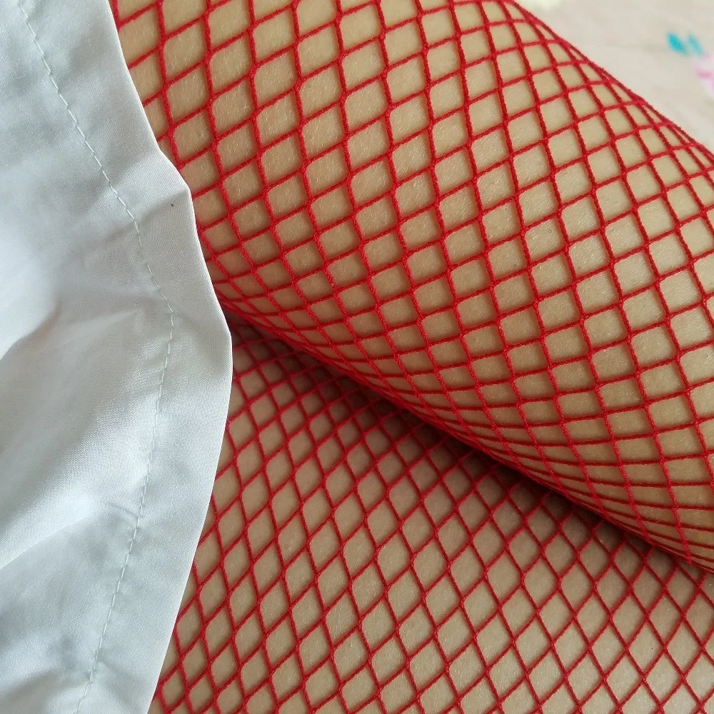 Description Picture 5 of itemSkin medium grid SEXY women high waist stocking fishnet club tights panty knitting net pantyhose trouser mesh lingerie TT016