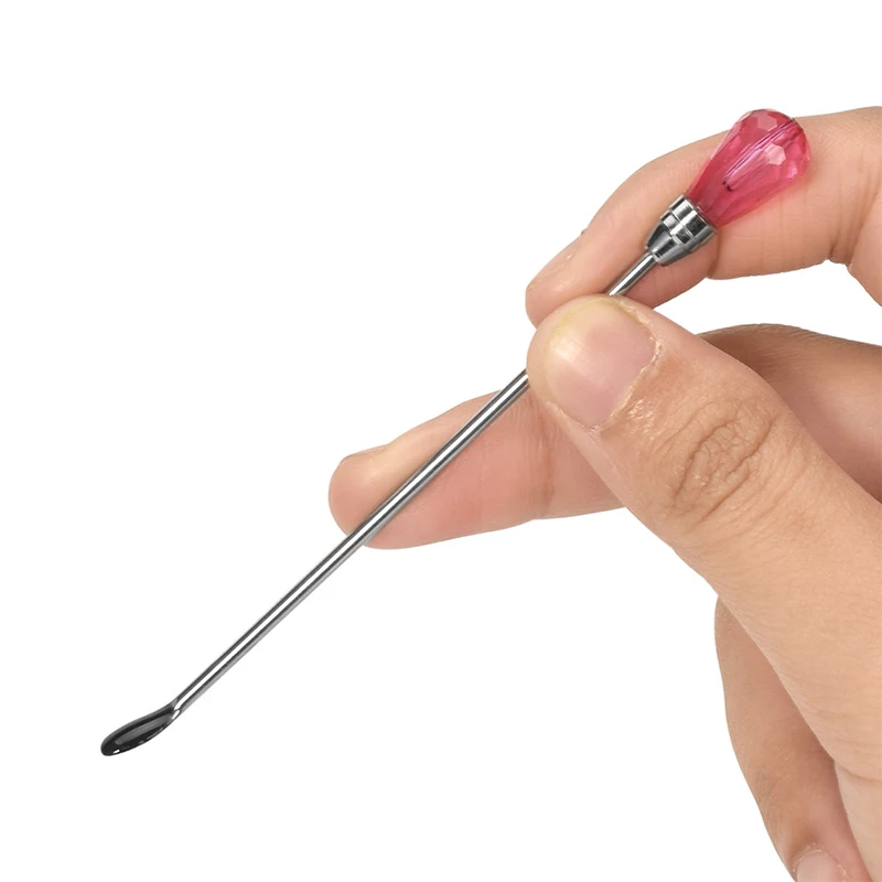 Nail Art Eye Shadow Cream Stirring Rod Stainless Metal Gel Stirring Tool Spatula Pin Nail Accesories And Pigments Mixing Tools 5