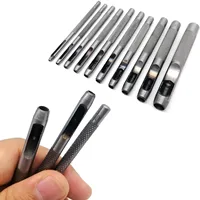 High Quality Steel 1mm 2mm 3mm 4mm 5mm 6mm 8mm to 20mm Round Hole Punch Tool Hollow Cutter for Leather Craft Belt Bag Clothing 1