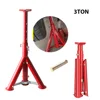 2Pcs Heavy Duty Axle Jack Stands 3 Tonne Load Capacity, 4 Stages Height Adjustment 320mm to 450mm, for Car Lifting Repair