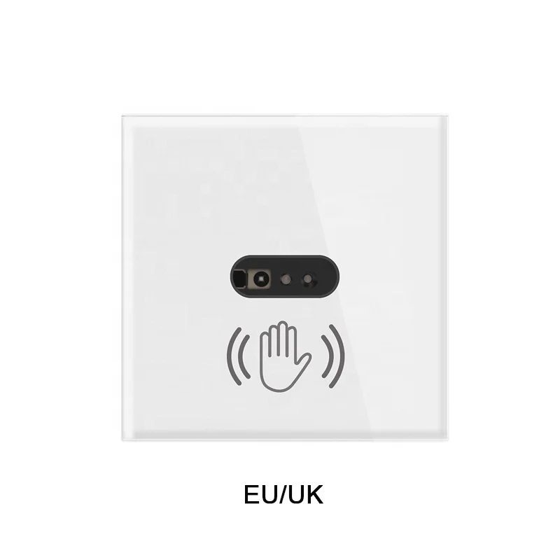 EU UK US Touchless hand wave smart switch Non-Touch IR Sensing wall switch Hand Scan Smart Switch for light 3