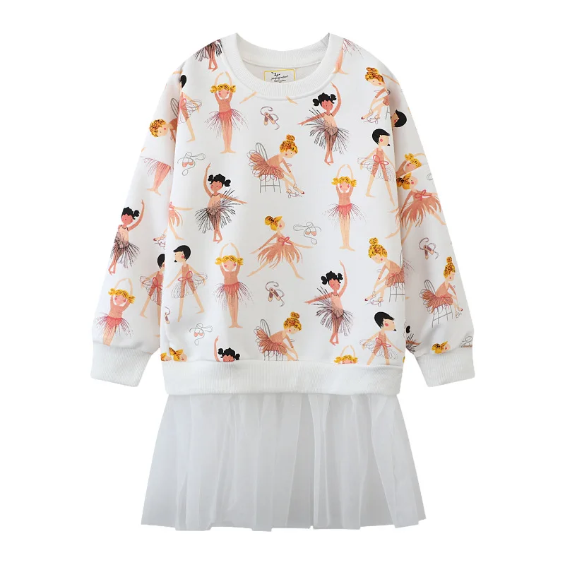 2-7T Princess Dresses Long Sleeve Children's Clothes - Uniqwear