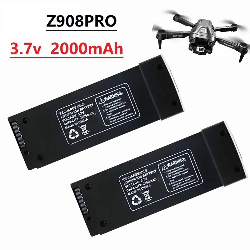 

Original Z908Pro Battery 3.7V 2000mAh For Z908 PRO Drone Battery Z908 Propellers Drone Quadcopter Replacement Accessory