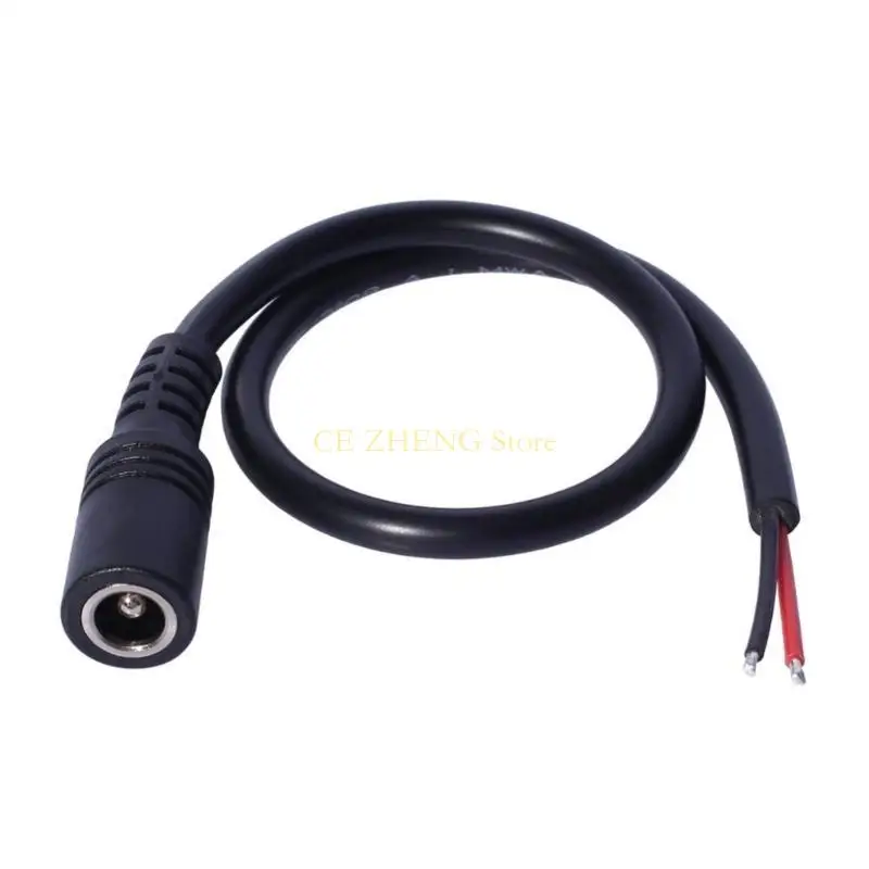 e56b DC6330 LED 스트립 및 어댑터 용 전력 돼지 코드 DC6.3x3mm  베어 와이어