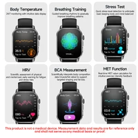 2026 New Model Uric Acid & Lipid Health Analysis Smart Watch Men ECG+PPG Bluetooth Call 2.01-inch Flashlight Smartwatch Women - Image 5