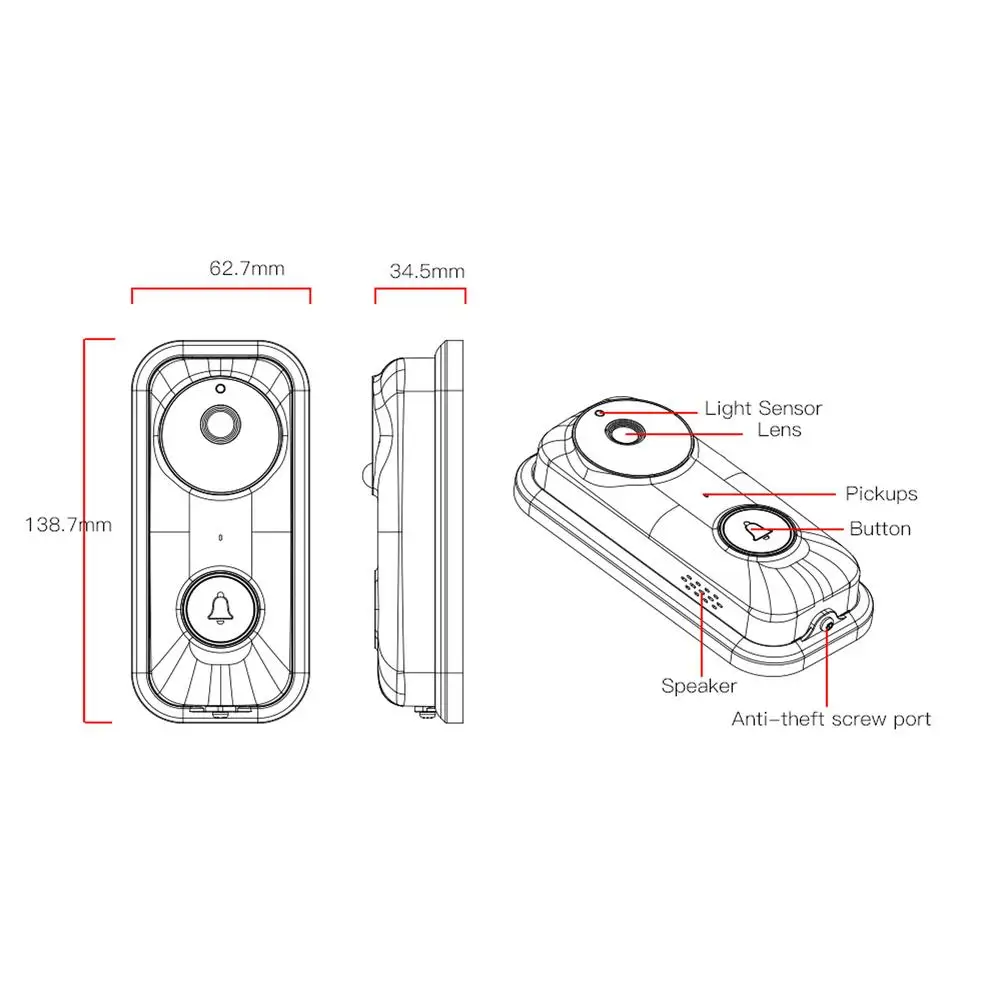 Рисунок 3 - Беспроводной дверной звонок