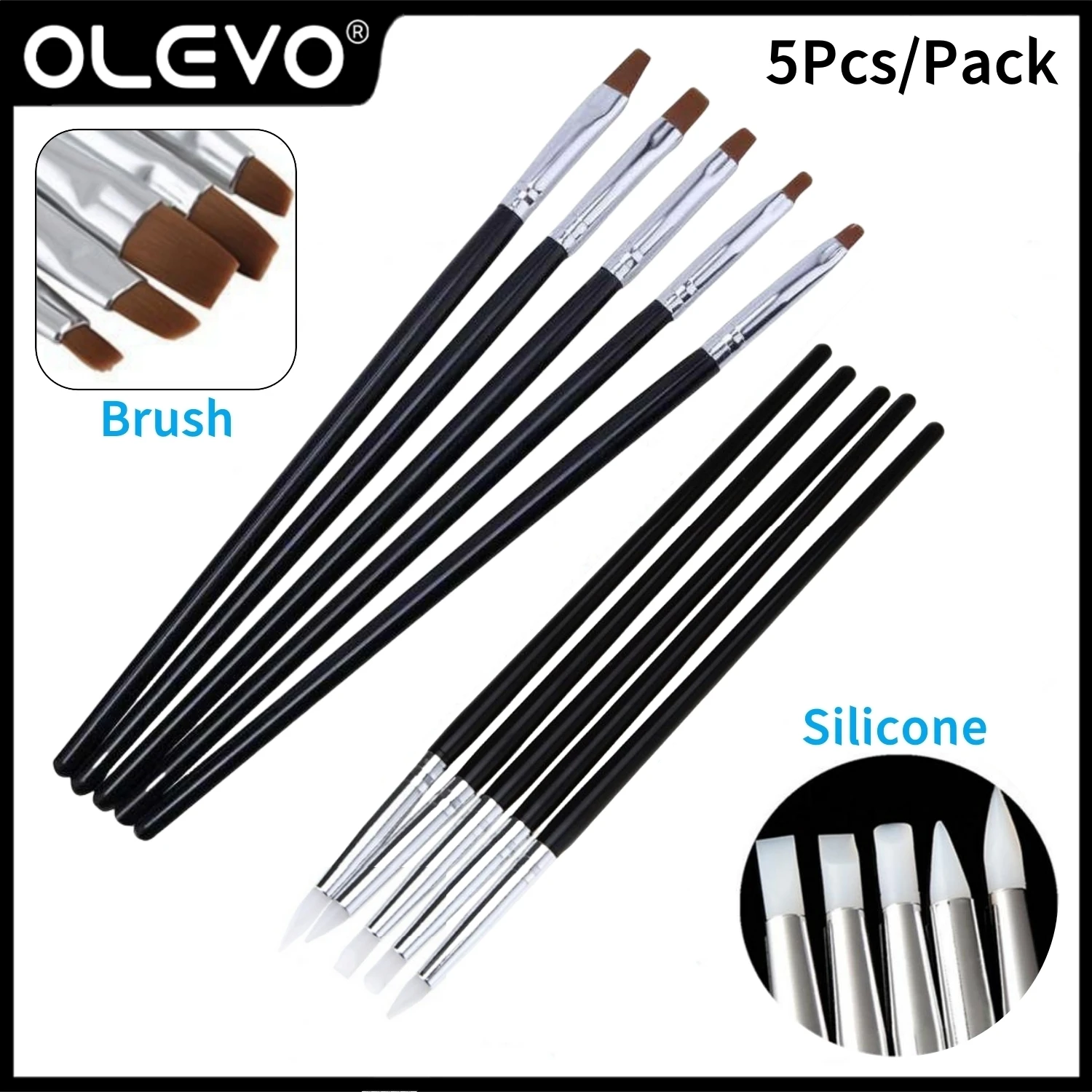 Dental Resin Brush Pens 5Pcs