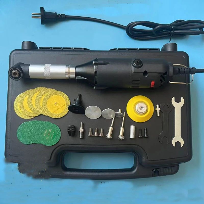 350W 90 Degree Bend right angle Jewelry Wood Electric Engraving Motor Grinder Mold Polishing Hanging Ceramic Tile Cleaning Tools 5