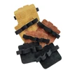 1 Pair Cowhide Weightlifting Gloves Four-finger Palm Protection Anti-slip Wear-resistant Fitness Sports Training Palm Guard 3