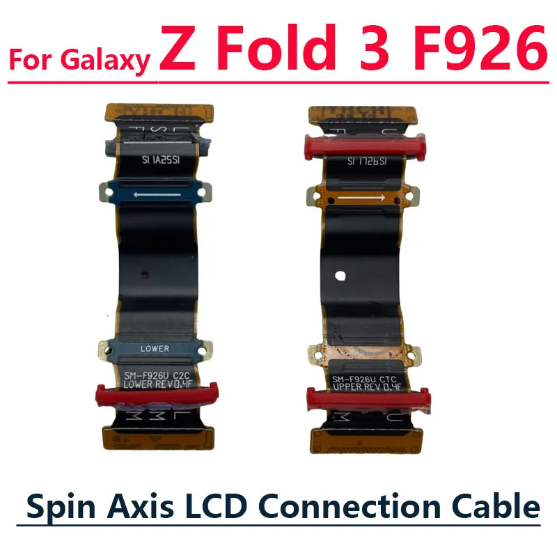 Cell Phone Parts NFC Coil Dock Charging Port Board Main LCD Signal Flex Cable Volume Button Spin Axis For Samsung Galaxy Z Fold3 5G F926 Fold 3