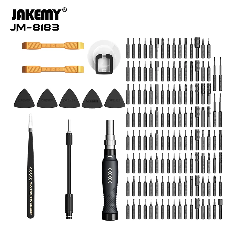 JAKEMY 145 in 1 Precision Magnetic Screwdriver Set Hex Phillips