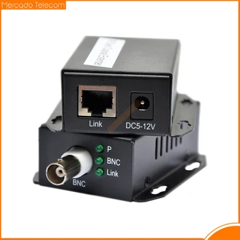 Trasferimento di rete IP a extender coassiale dalla trasmissione via cavo netto alla linea coassiale Convertitore Ethernet RJ45 da 500 M per telecamera CCTV