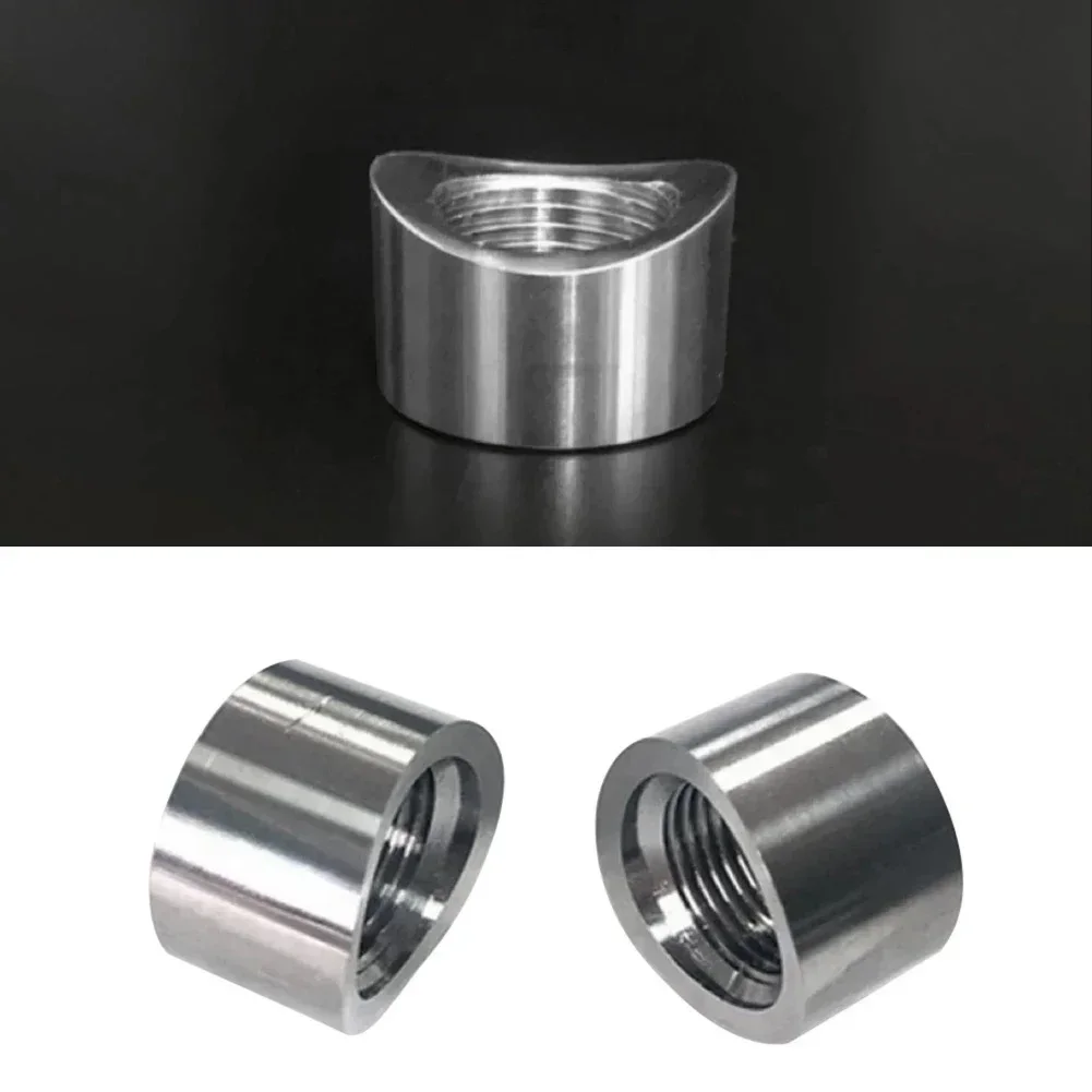 Stainless Steels Oxygen Sensor Bung Plug Nut Stepped Mounting Cap Kit Plug Nut Plug Wideband Nut Fitting Weld Bungs M18X1.5 2