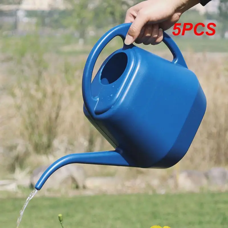

5PCS Large Plastic Garden Long Nozzle Watering Can Sprinkler Indoor Outdoor Gardening House Plants Bonsai Watering Pot Kettle