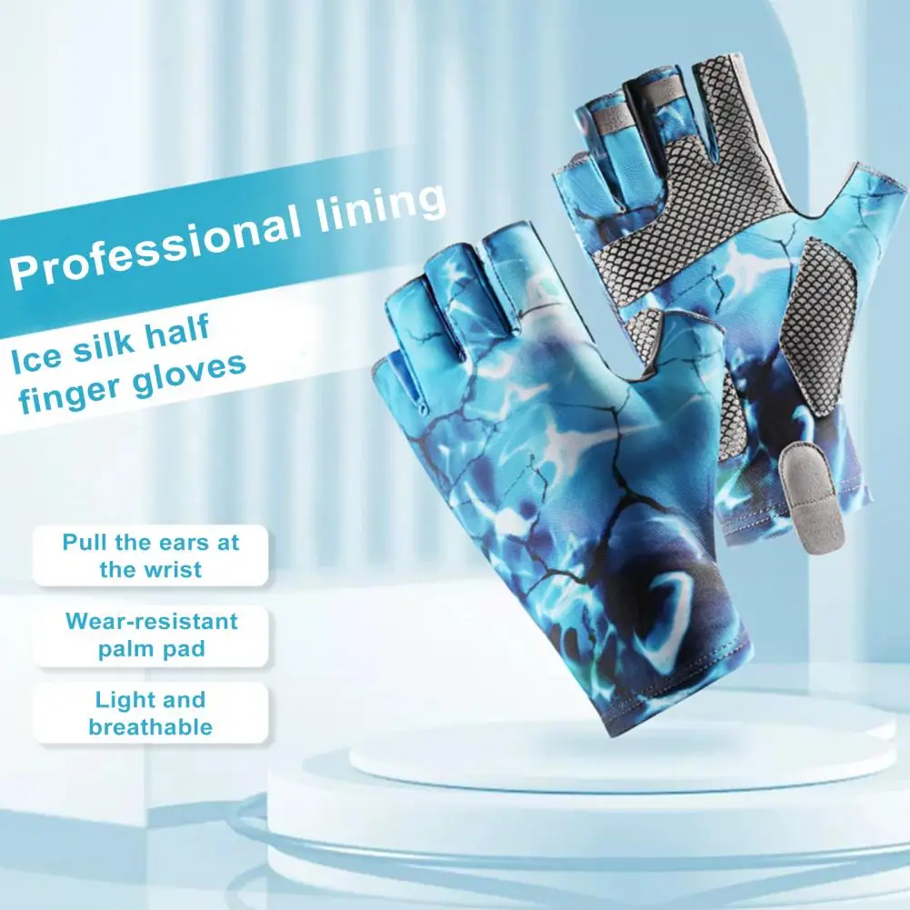 Fishing Gloves Sun Gloves Upf 50 Fingerless Uv For Men Women Breathable Fishing Kayaking Hiking