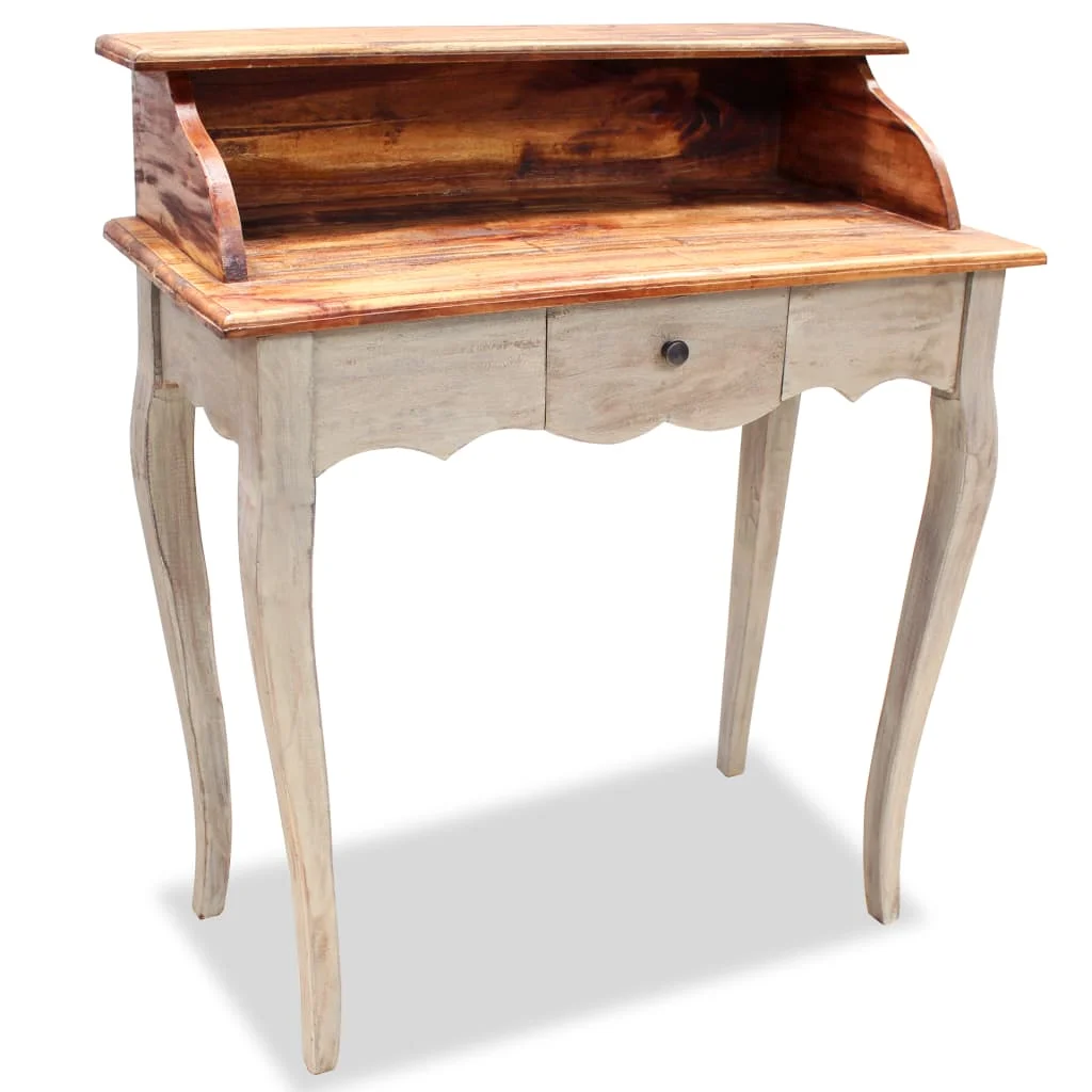 Writing Desk Solid Reclaimed Wood 31.5