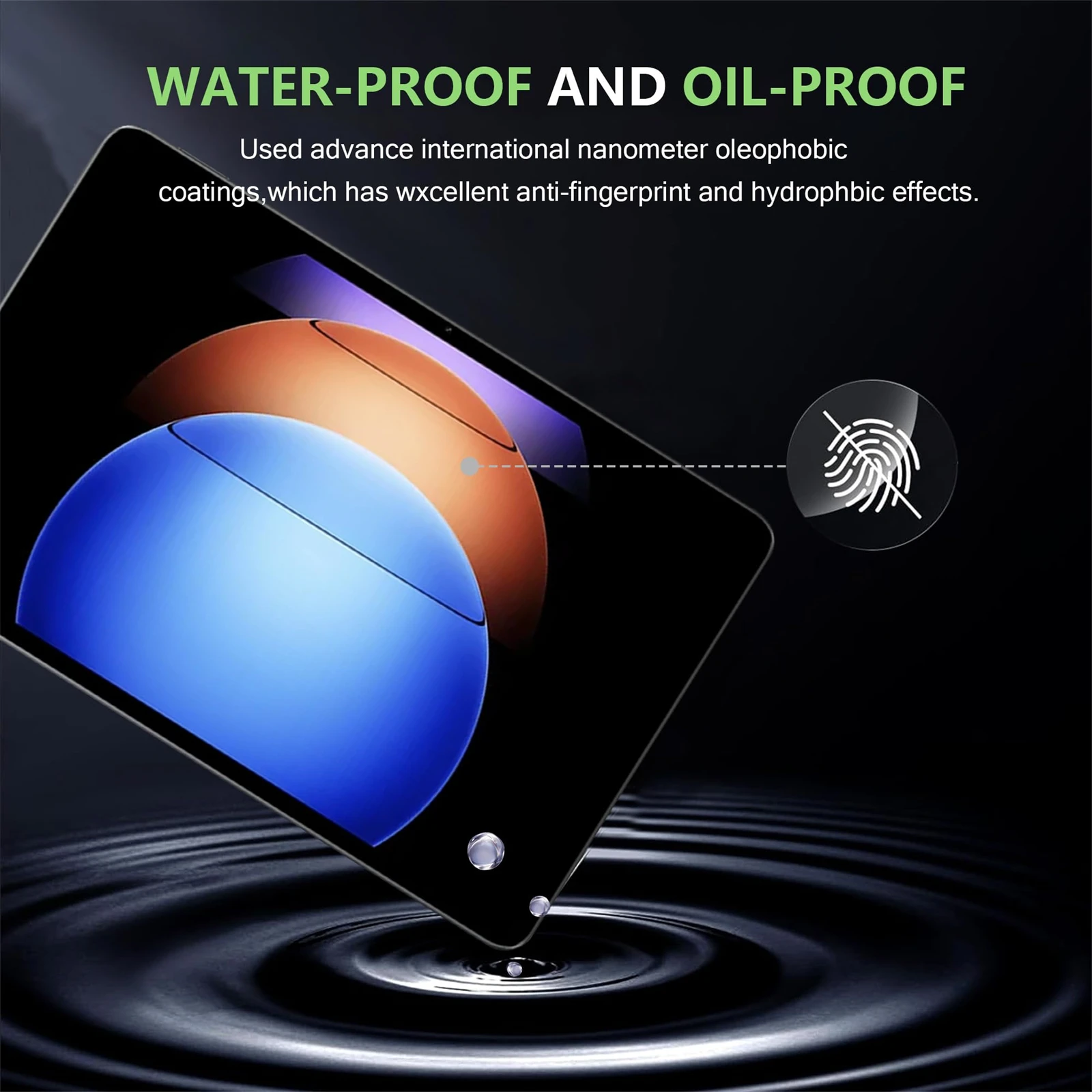 Protective Film for Xiaomi Pad 6S Pro 12.4 inch 2024 HD Screen Protector with Camera Tempered Glass 9H hardness Anti-scratch 5