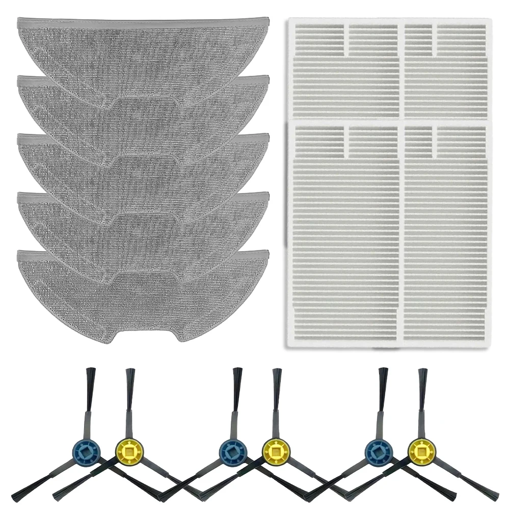 

Optimize Vacuum Cleaner's Performance With Side Brush Filter Mop Cloth Kit For M9 For Eureka NERE10s E10S For A8