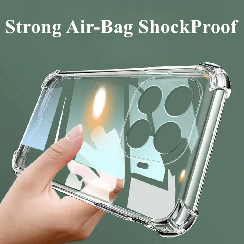 Transparent Shockproof Silicone Case - Enhanced Back Cover