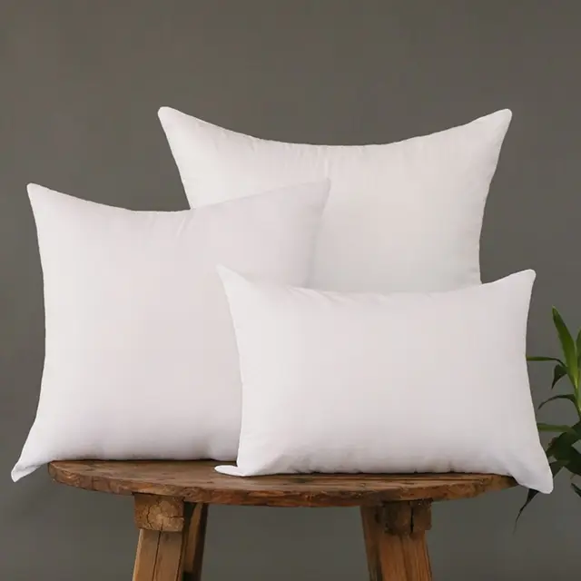 New Square Throw Pillow Insert Cotton-padded Decorative Pillow Stuffer Pillow Core Bed 2