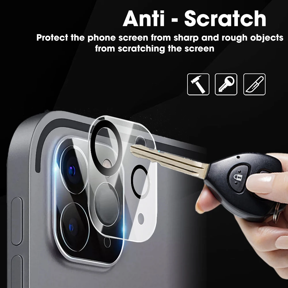 5-1PCS Tempered Glass Lens Films for Apple IPad Pro 2024 11 13 Inch HD Clear Anti-scratch Tempered Camera Screen Protectors 3