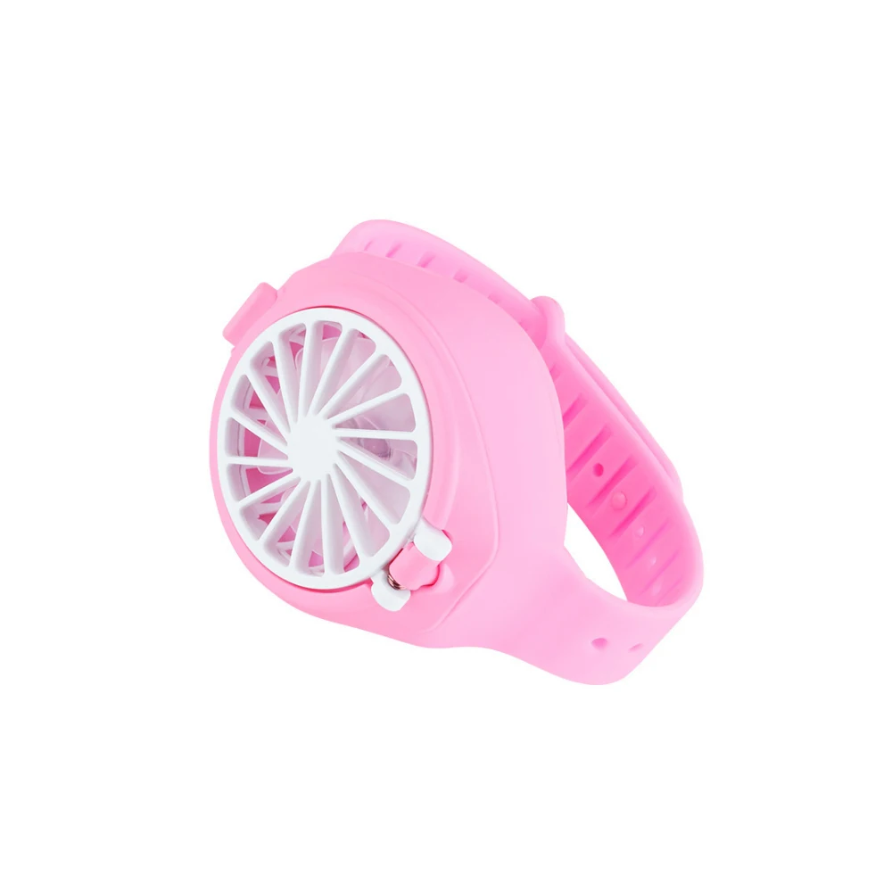 Cooling Fan Watch Shape Portable Wrist Strap Mini Fan