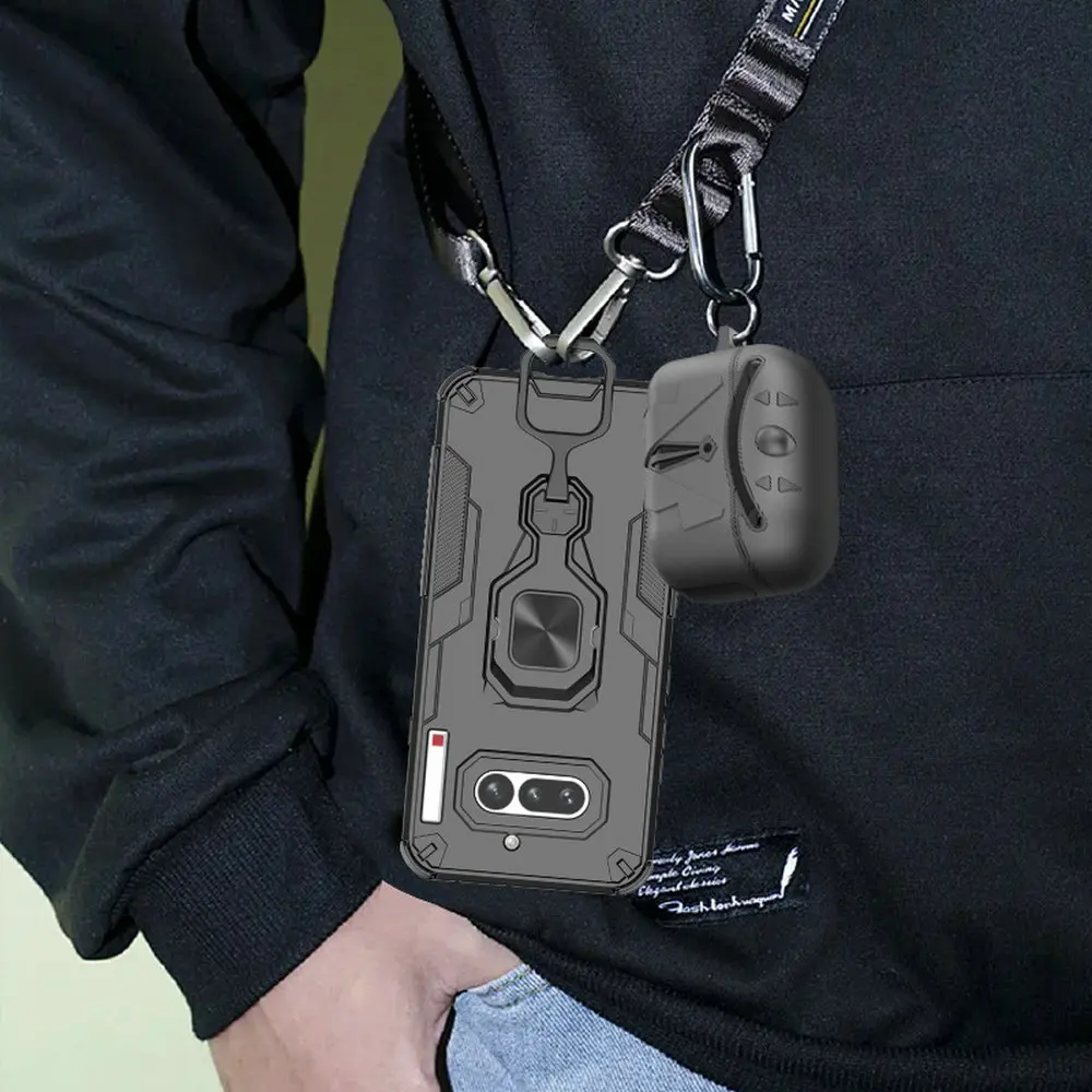 Enhanced Ring Back Case with 360° Protection and Camera Guard - Premium Armor Cover