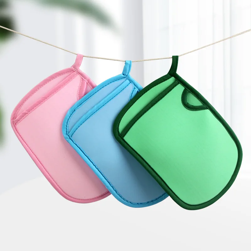 Houseeker Soft Exfoliating Bath Gloves Painless Skin Bath Sponge PVA Children Adult Bathing Scrub Mitt Durable Shower Towel