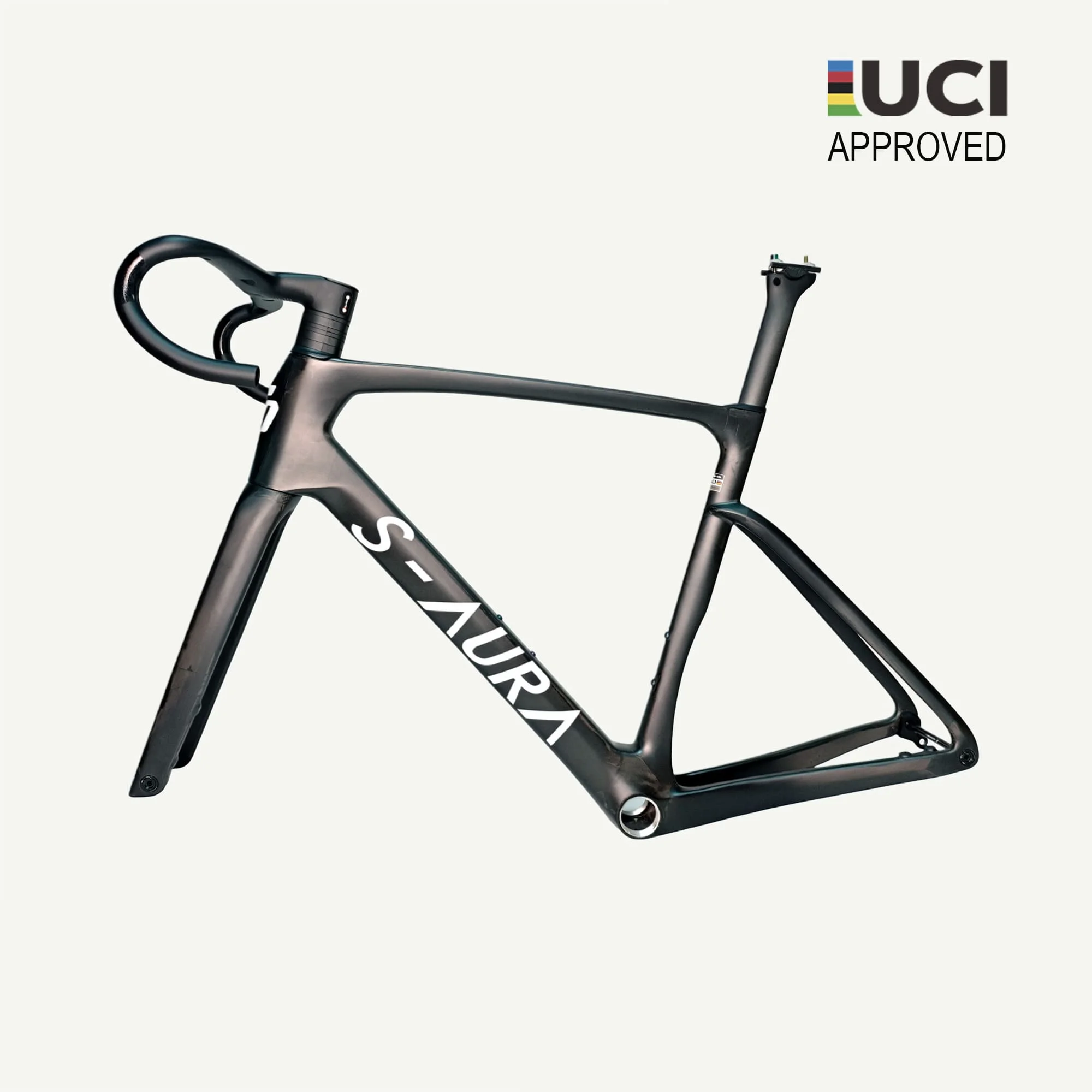 히그게 S-아우라 2026 UCI 승인 카본 로드 자전거 프레임 레이스 자전거 카본 프레임 무료 배송