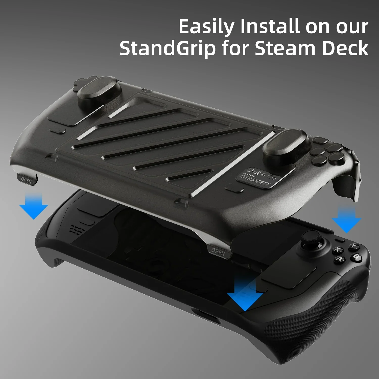 Steamdeck OLED 512GB scull & coケース SD付き Amazon.com: Skull & Co. GripCase SD for SteamDeck: A Soft