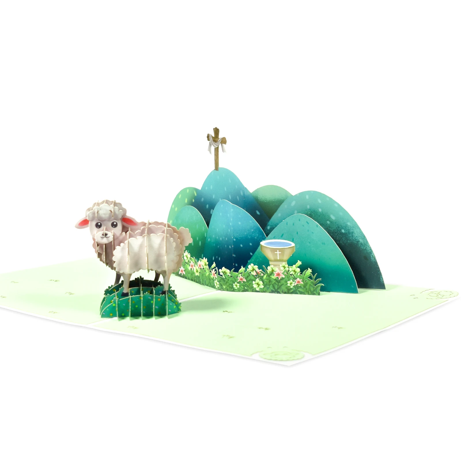 3D Pop-Up Baptism Greeting Card